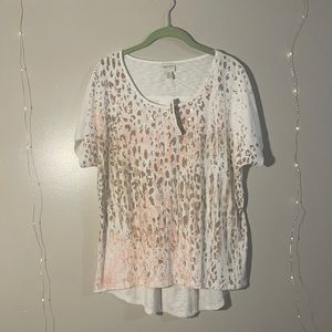 Cute Pink Leopard Print Shirt New!